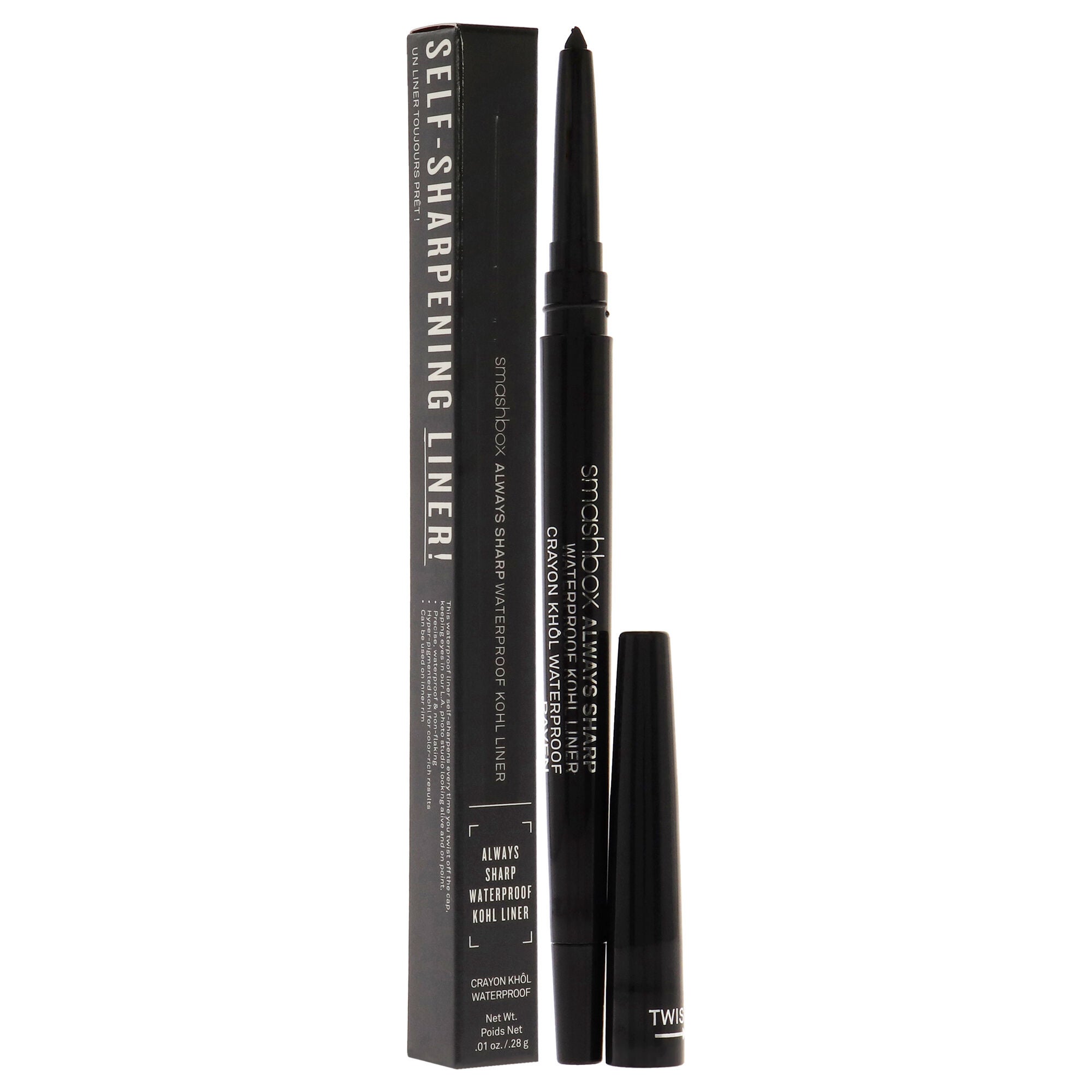 Always Sharp Waterproof Kohl Liner - Raven by SmashBox for Women - 0.01 oz Eyeliner, , alternate image number 6