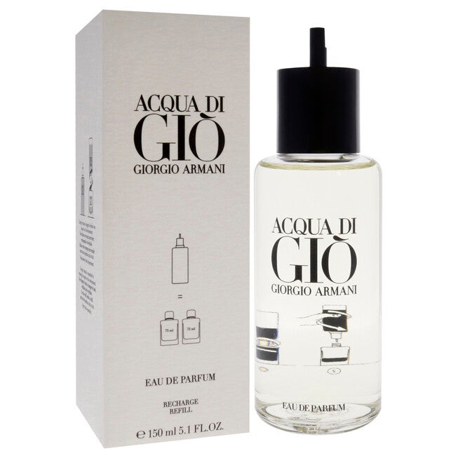Acqua Di Gio by Giorgio Armani for Men - 5.1 oz EDP Spray (Refill), See Description, alternate image number 1