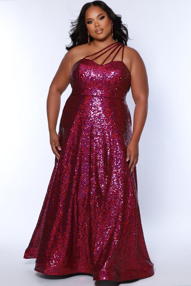 COSMIC FATE FORMAL DRESS, Magenta / Pink, hi-res image number null