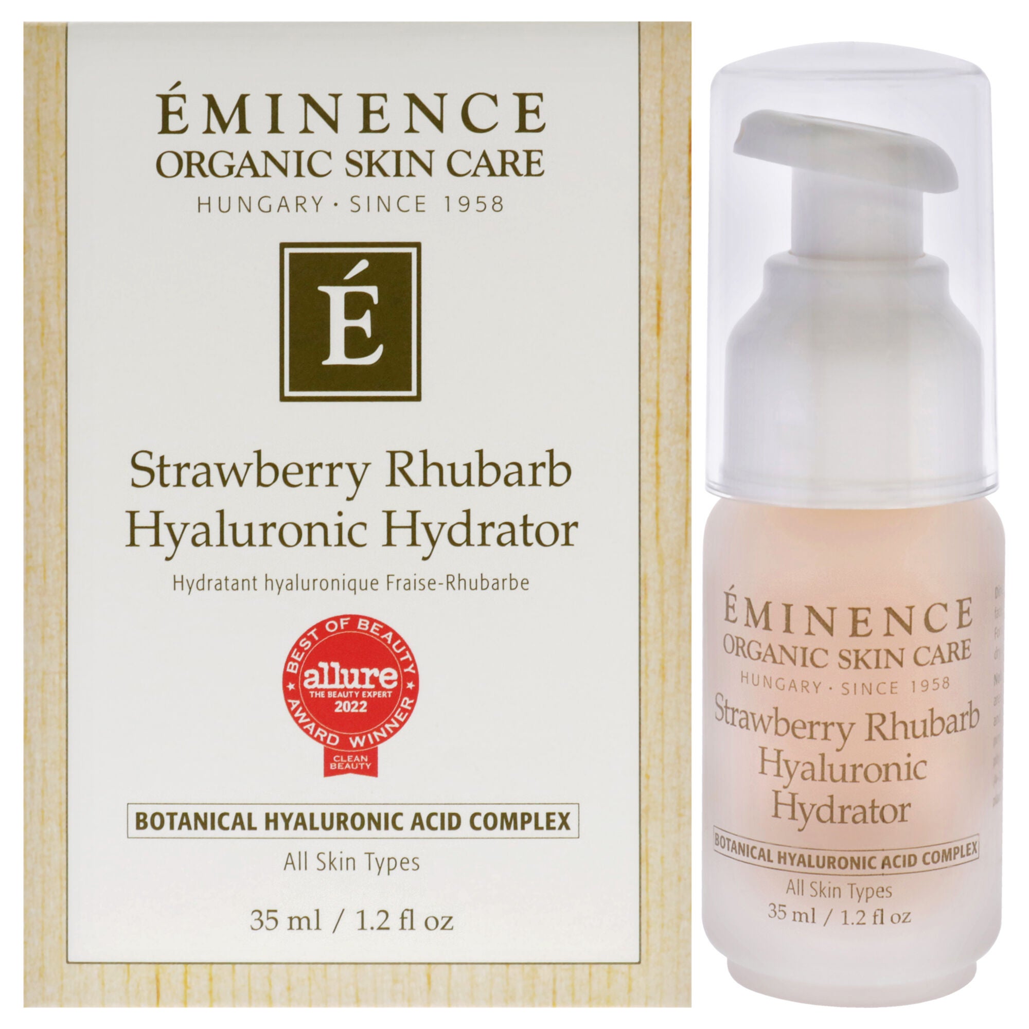 Strawberry Rhubarb Hyaluronic Hydrator by Eminence for Unisex - 1.2 oz Cream, See Description, hi-res image number 0