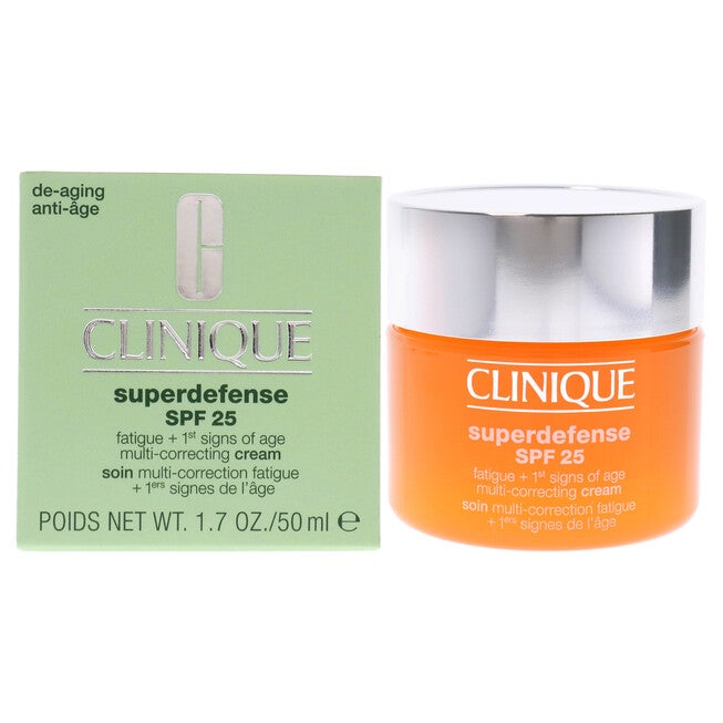 Superdefense Multi-Correcting Cream SPF 25 by Clinique for Unisex - 1.7 oz Cream, See Description, hi-res image number 0