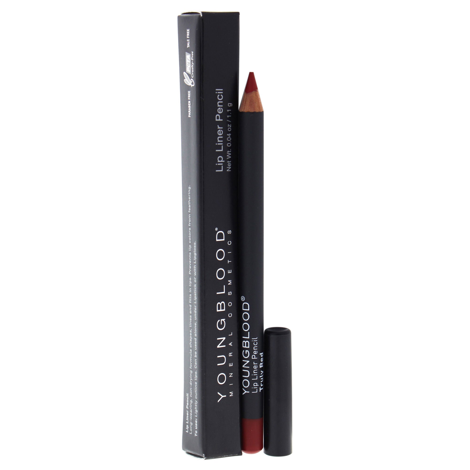 Lip Liner Pencil - Truly Red by Youngblood for Women - 0.04 oz Lip Liner, , alternate image number 7