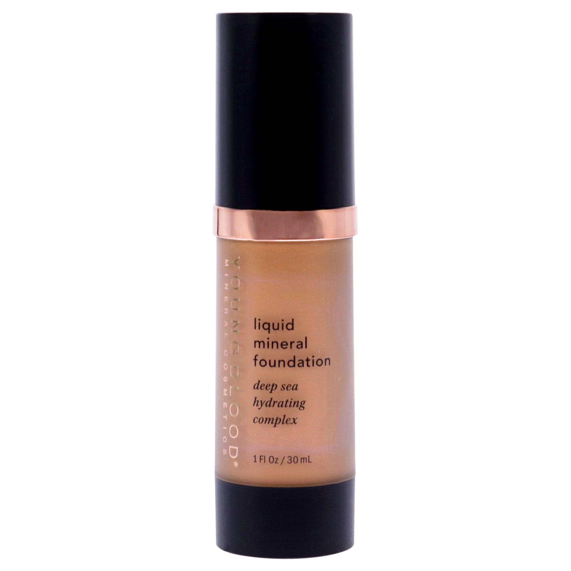 Liquid Mineral Foundation - Nutmeg by Youngblood for Women - 1 oz Foundation, , alternate image number 5