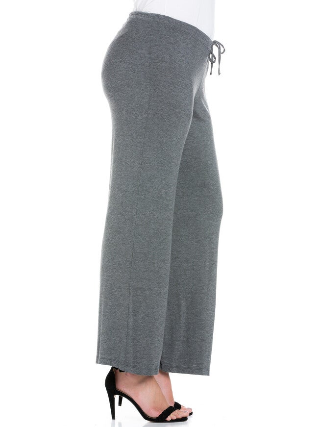 Comfortable Stretch Draw String Plus Size Pants, , alternate image number 2