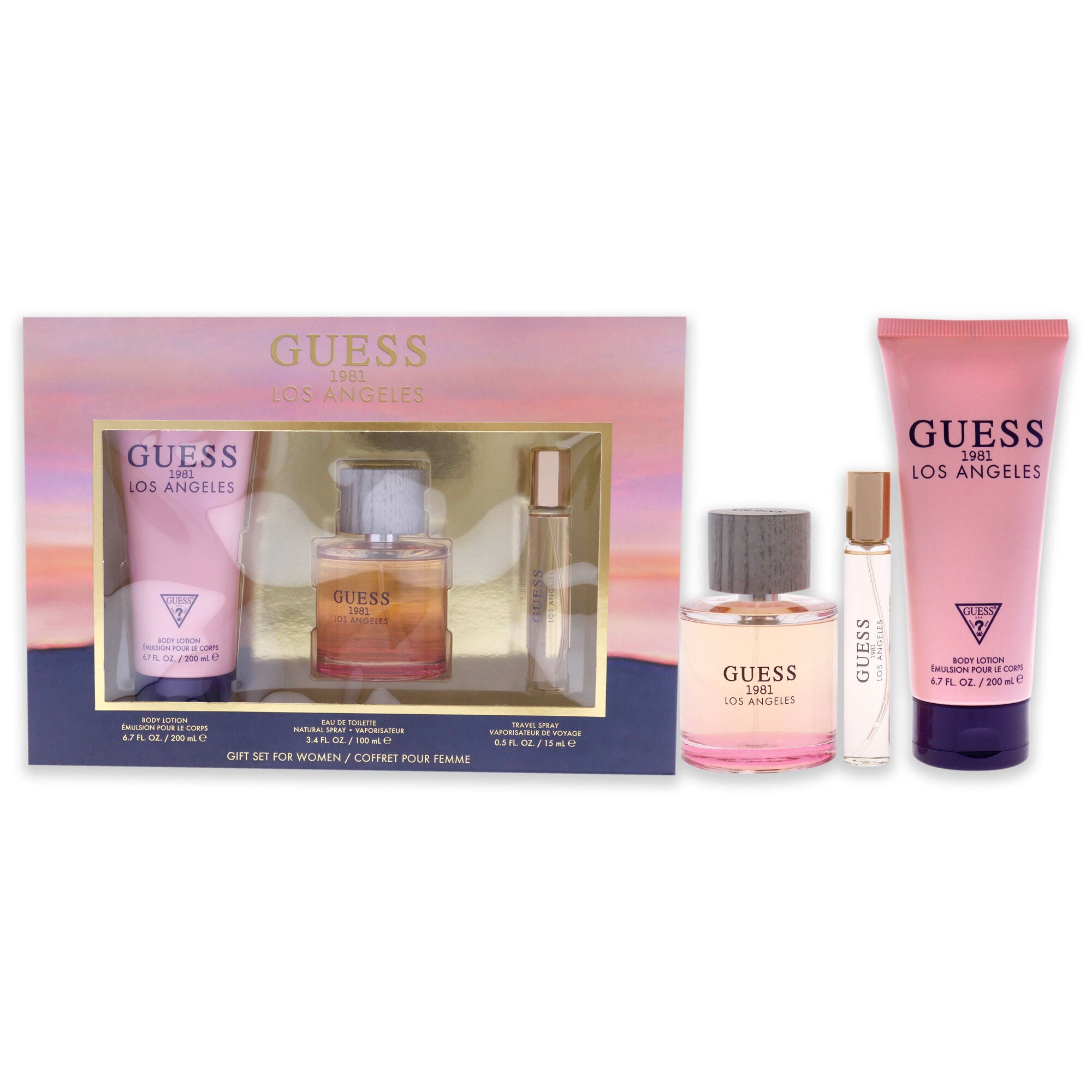 Guess 1981 Los Angeles by Guess for Women - 3 Pc Gift Set 3.4oz EDT Spray, 0.5oz EDT Spray, 6.7oz Body Lotion, , alternate image number 5