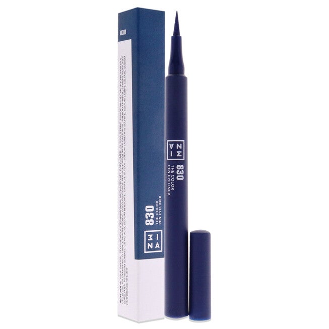 The Color Pen Eyeliner - 830 Navy blue by 3INA for Women - 0.034 oz Eyeliner, NA, alternate image number null