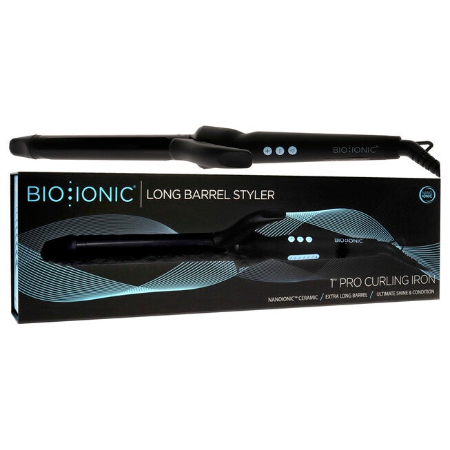 Long Barrel Styler - Black by Bio Ionic for Women - 1 Inch Curling Iron, NA, alternate image number null
