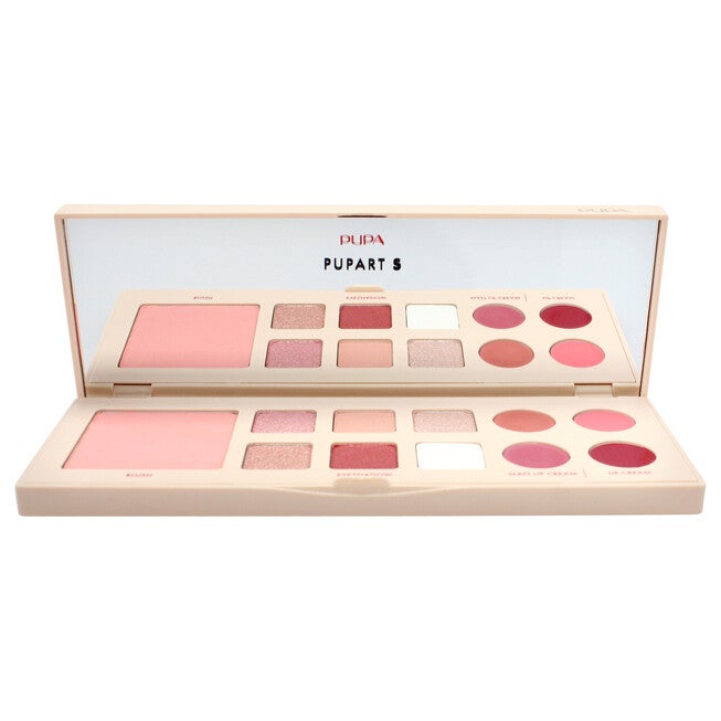 Pupart S Make-Up Palette - 001 Nude by Pupa Milano for Women - 0.4 oz Makeup, See Description, alternate image number 1