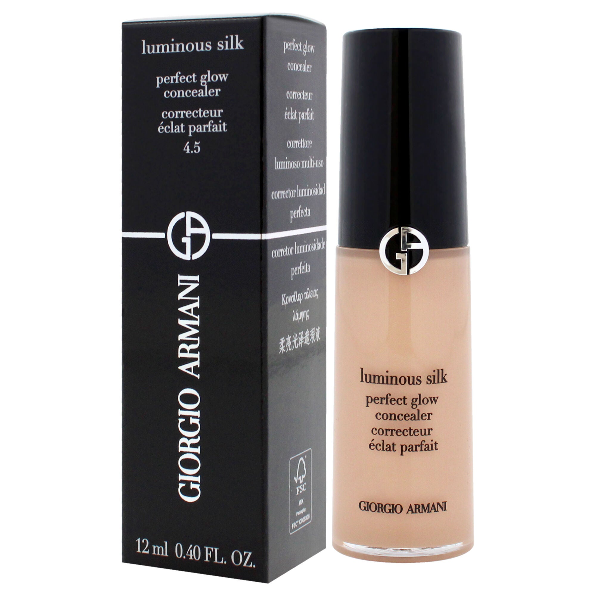 Luminous Silk Concealer - 4.5 Light to Medium Neutral by Giorgio Armani for Women - 0.40 oz Concealer, See Description, alternate image number 3
