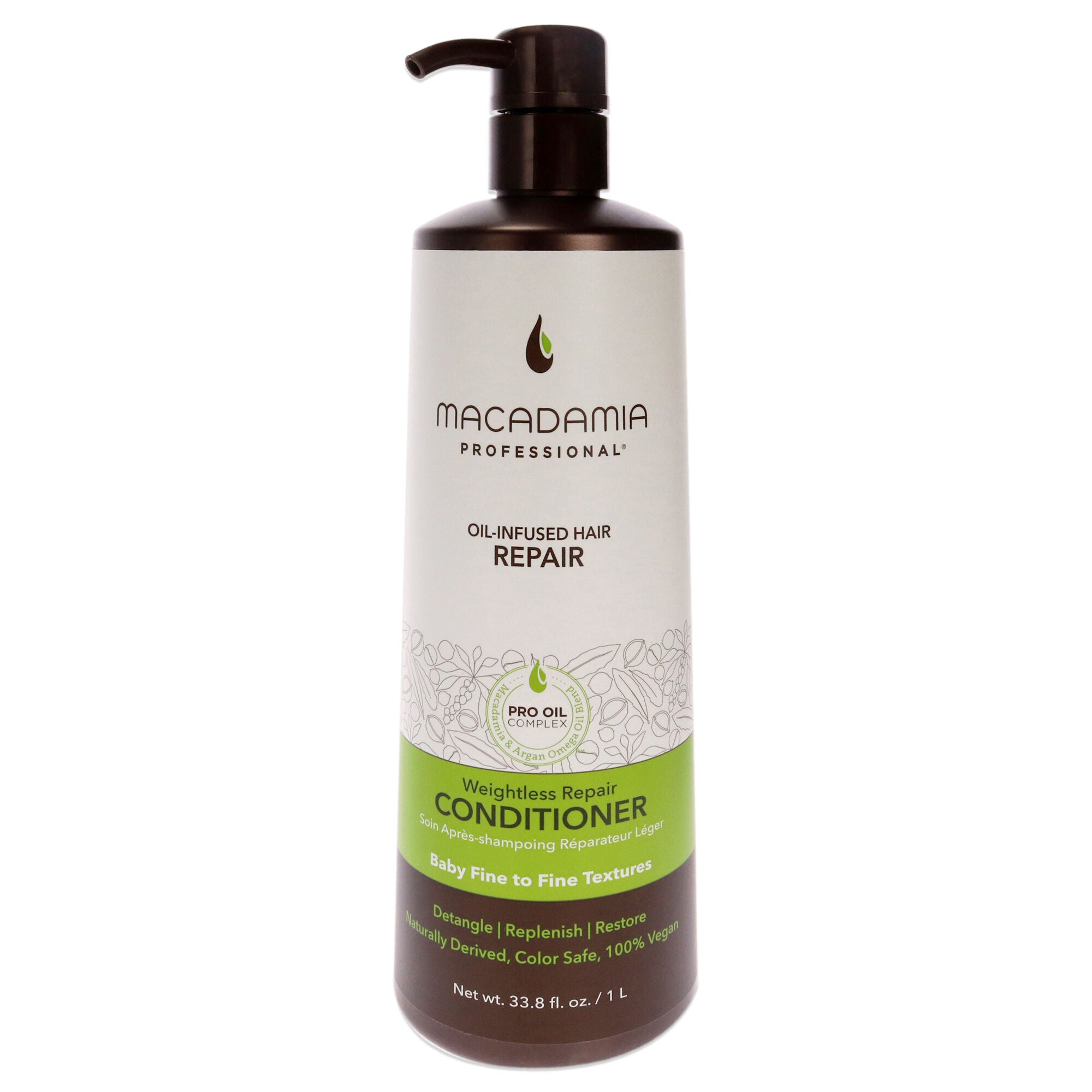 Weightless Moisture Conditioner by Macadamia Oil for Unisex - 33.8 oz Conditioner, , alternate image number 3