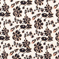 Puff Print 3/4 Sleeve Two-Fer Top, , alternate image number 5