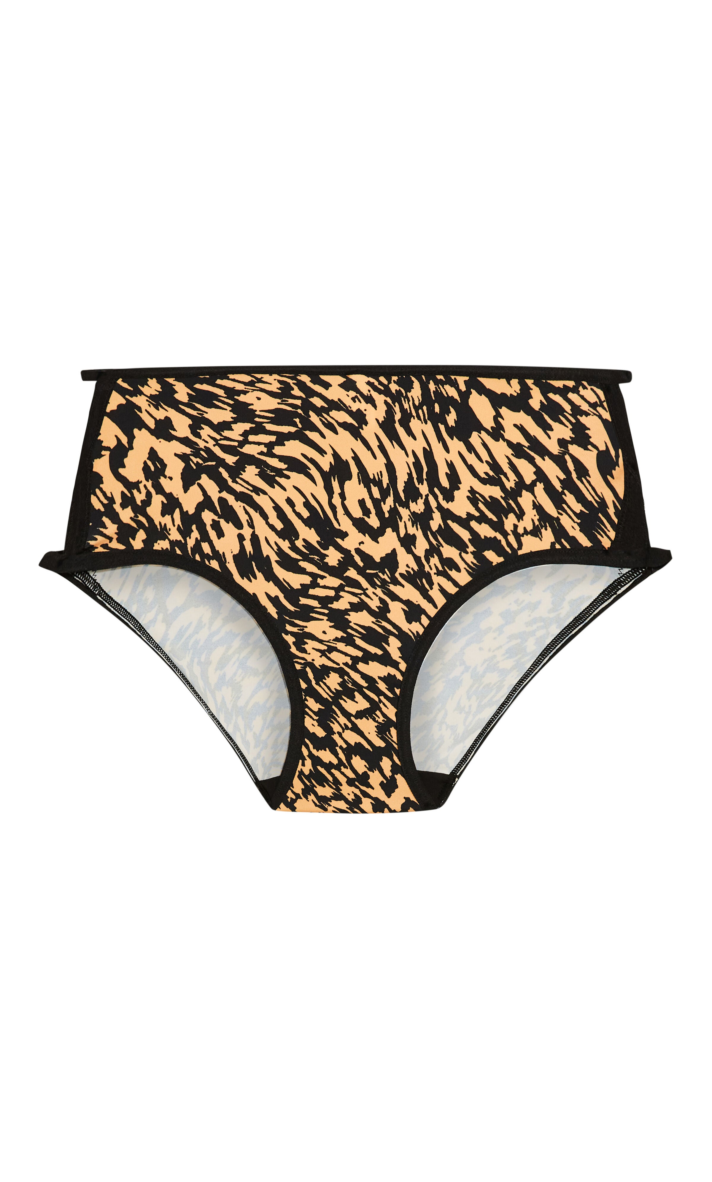 Fashion Microfiber Hi Cut Brief - animal, , alternate image number 2