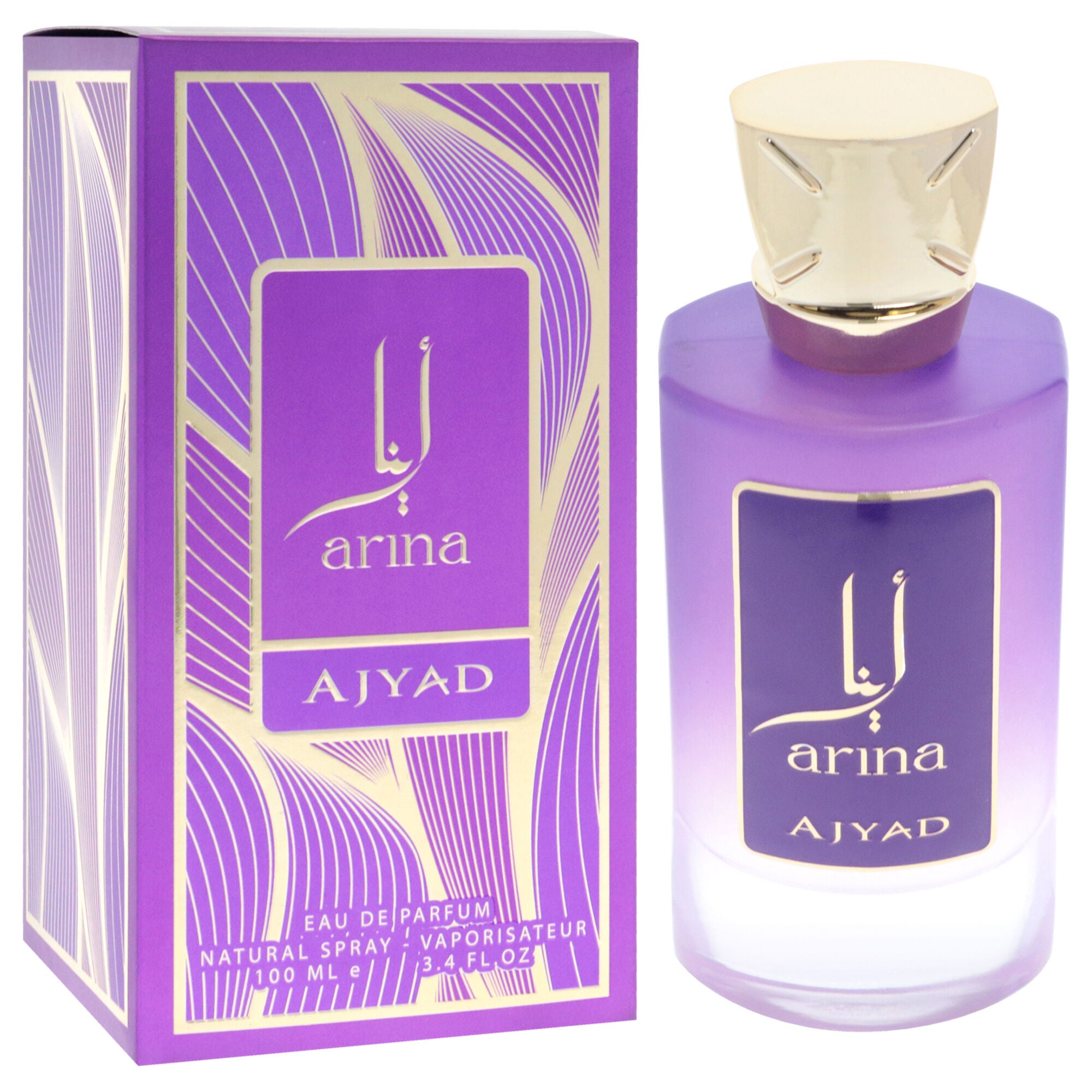 Arina by Ajyad for Women - 3.4 oz EDP Spray, Clear, alternate image number 1