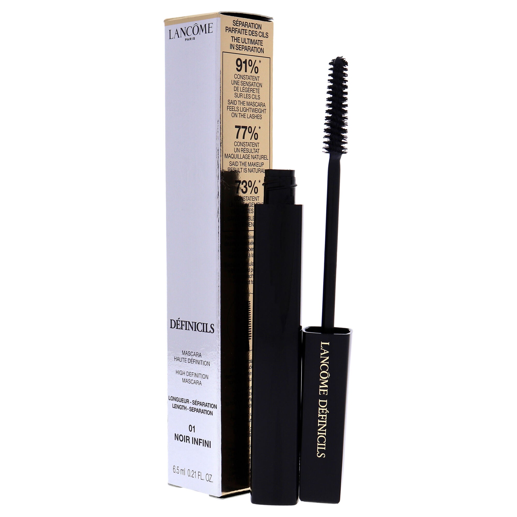 Definicils High Definition Mascara - 01 Noir Infini by Lancome for Unisex - 0.23 oz Mascara, , alternate image number 4