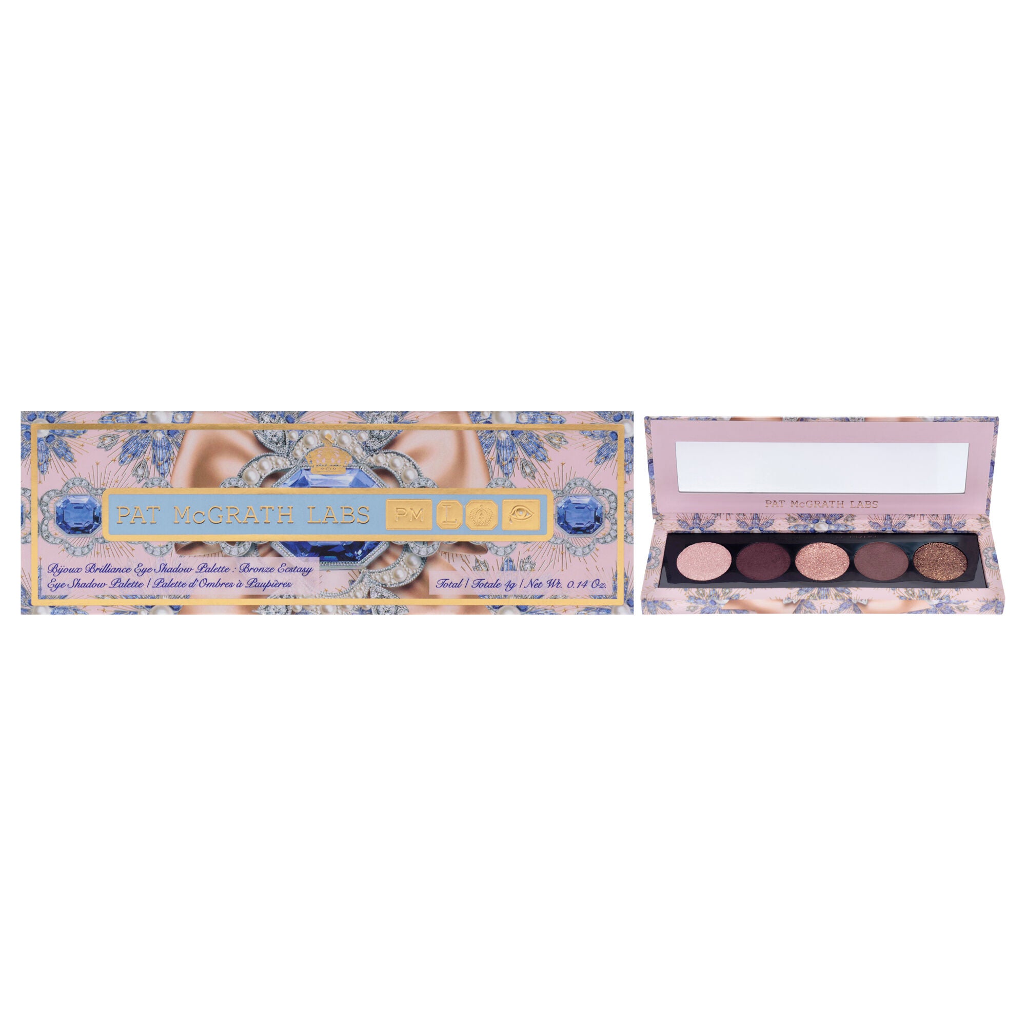 Bijoux Brilliance Eye Shadow Palette - Bronze Ecstasy, See Description, hi-res image number 0