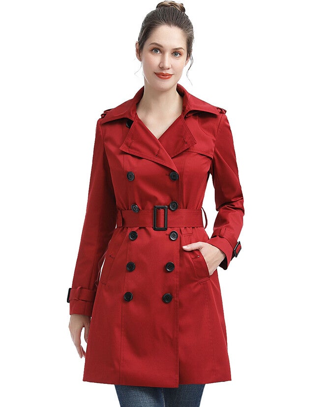 Alexa Waterproof Classic Hooded Trench Coat, , alternate image number 5