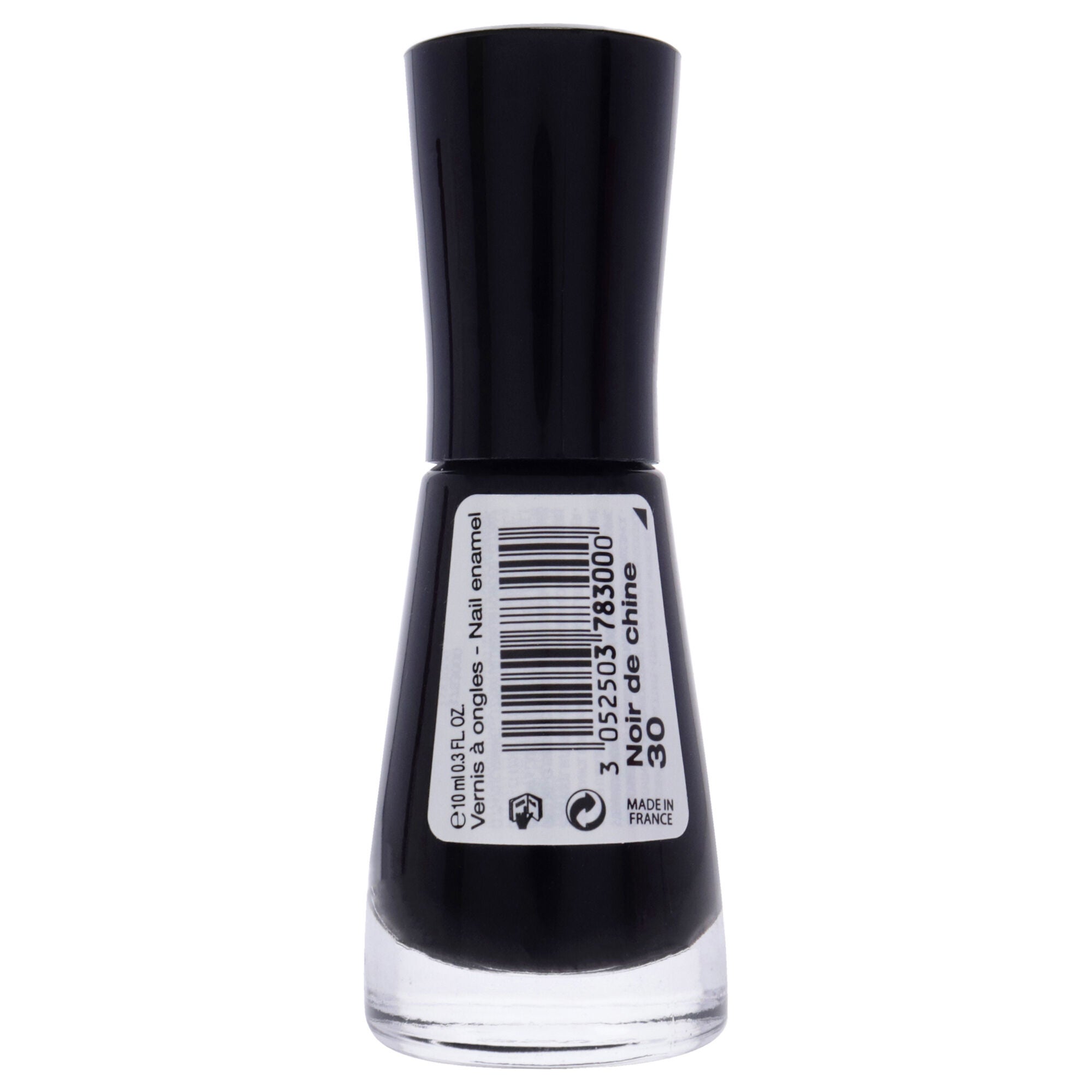 So Laque Ultra Shine - 30 Noir de Chine by Bourjois for Women - 0.3 oz Nail Polish, See Description, alternate image number 1