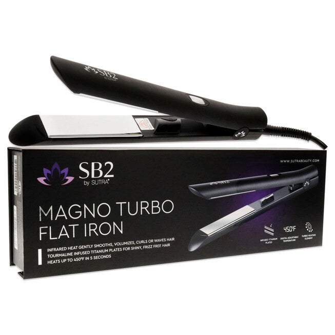 Magno Turbo Flat Iron - 10HSMT-B1 - Black by Sutra for Unisex - 1 Pc Flat Iron, , alternate image number 6