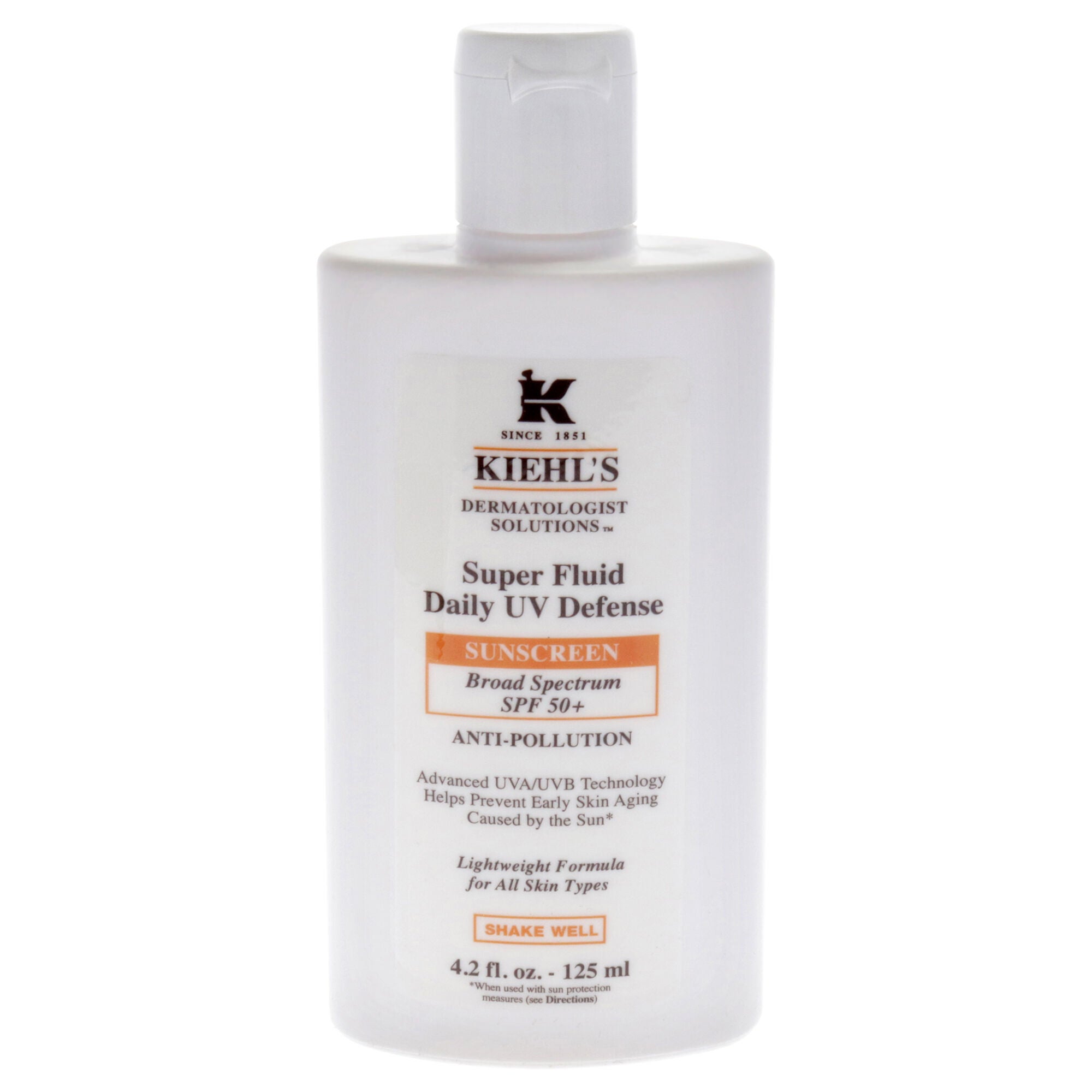 Super Fluid Daily UV Defense SPF 50 Plus by Kiehls for Unisex - 4.2 oz Sunscreen, See Description, alternate image number 3