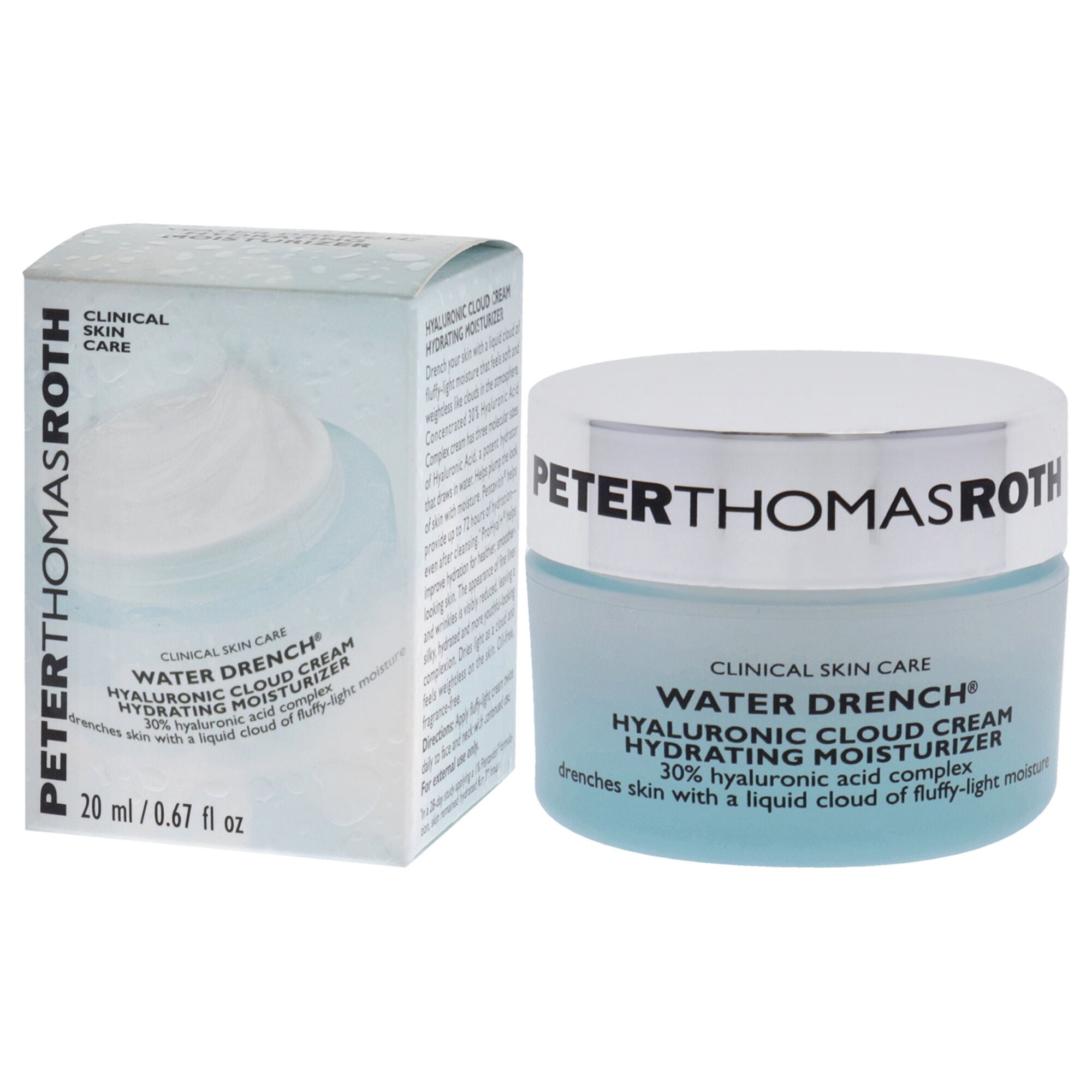 Water Drench Hyaluronic Cloud Cream by Peter Thomas Roth for Unisex - 0.67 oz Cream, See Description, alternate image number 3