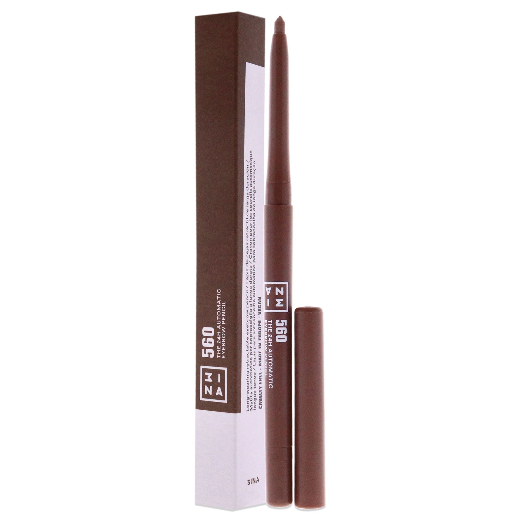The 24H Automatic Eyebrow Pencil - 560 Dark Blonde by 3INA for Women - 0.011 oz Eyebrow Pencil, , alternate image number 7