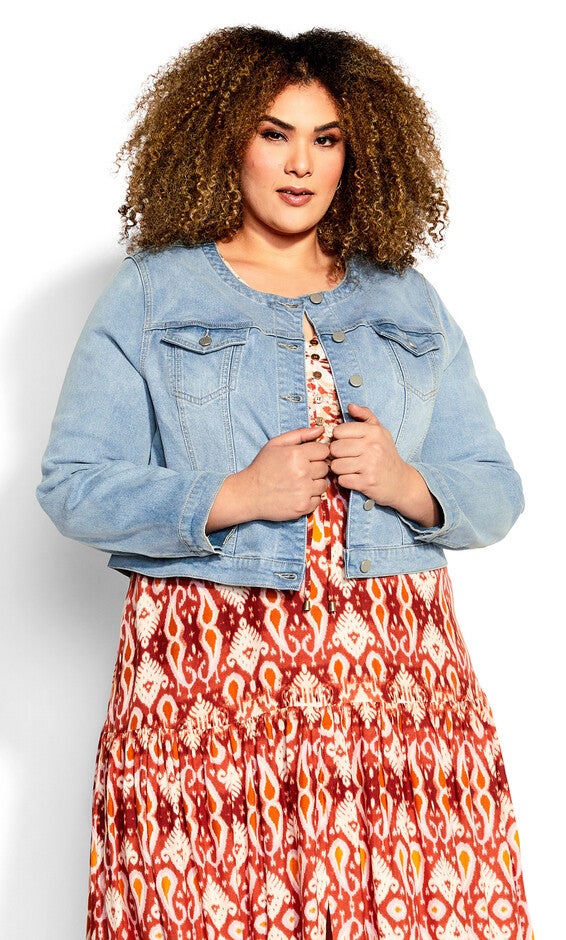 Beech Denim Jacket - light wash, Blue, hi-res image number 0