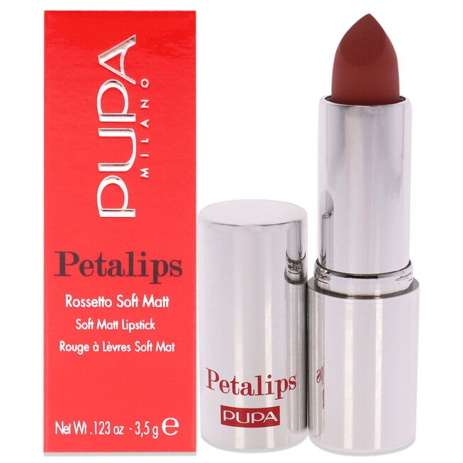 Petalips Soft Matt Lipstick - 002 Nude Peony by Pupa Milano for Women - 0.123 oz Lipstick, See Description, hi-res image number 0