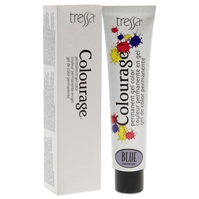 Colourage Permanent Gel Color - Blue Concentrate by Tressa for Unisex - 2 oz Hair Color, See Description, alternate image number 2