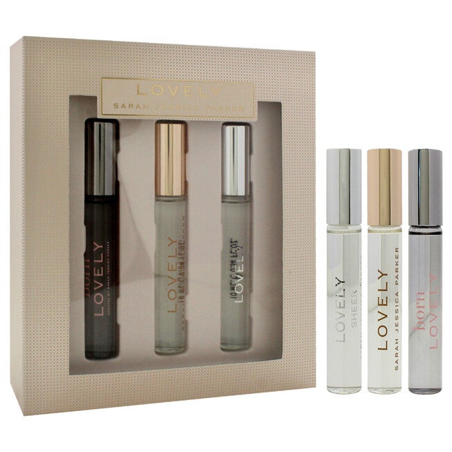 Lovely by Sarah Jessica Parker- 3 Pc Mini Gift Set 0.34oz Lovely EDP Rollerball, 0.34oz Loevly Sheer EDP Rollerball, 0.34oz Born Lovely EDP Rollerball, See Description, alternate image number 2