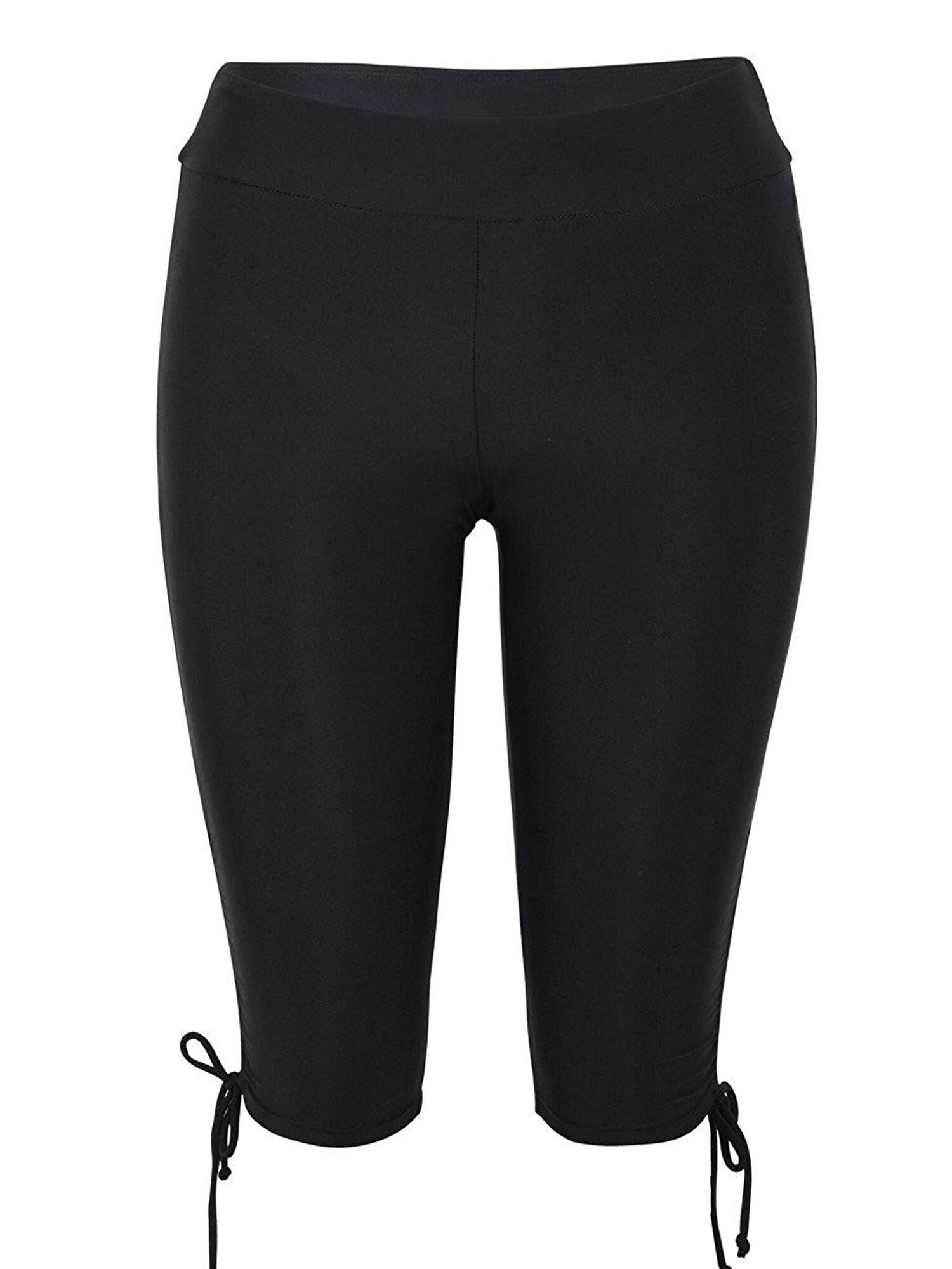 Drawstring Swim Bottoms, Black / black, hi-res image number 0