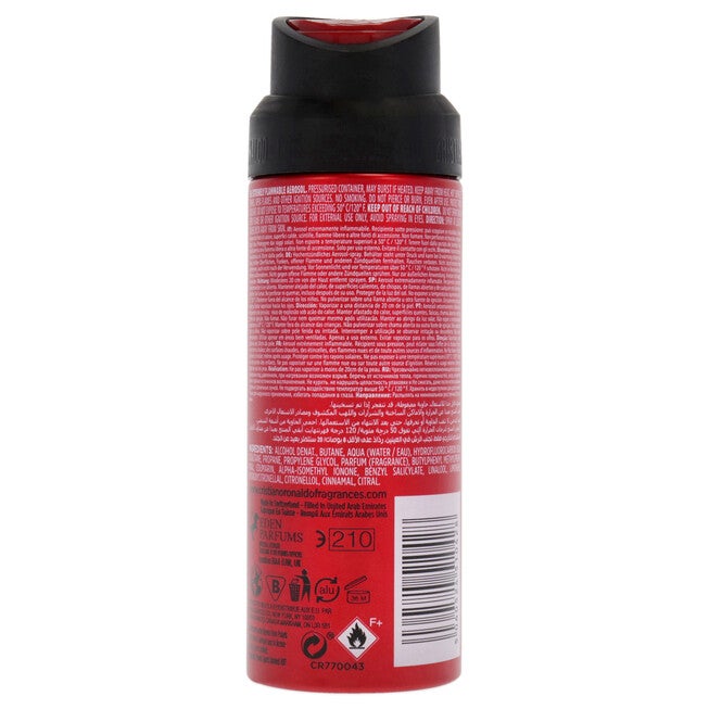 CR7 by Cristiano Ronaldo for Men - 4 oz Body Spray, See Description, alternate image number 2