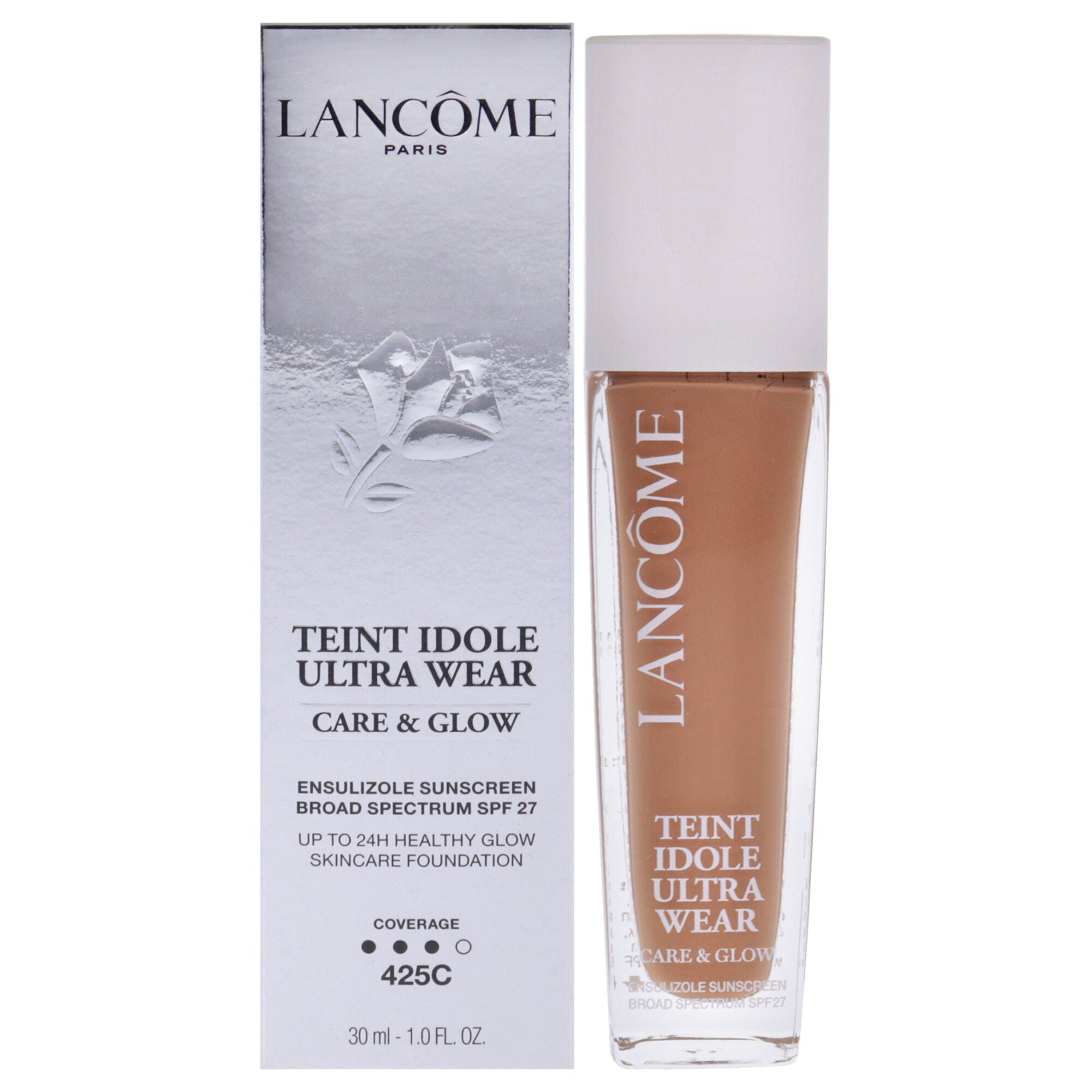 Teint Idol Ultra Wear Care and Glow SPF 27 - 425C by Lancome for Women - 1 oz Foundation, See Description, hi-res image number 0