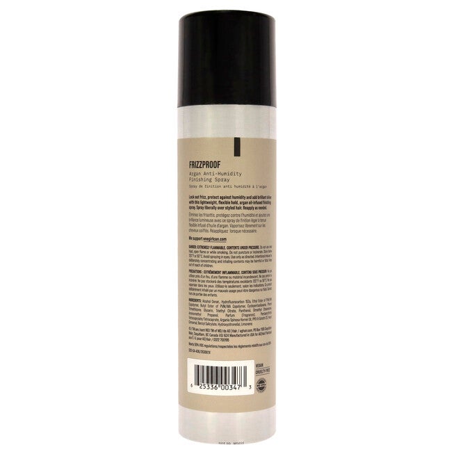 Frizzproof Argan Anti-Humidity Finishing Spray by AG Hair Cosmetics for Unisex - 8 oz Hair Spray, , alternate image number 3