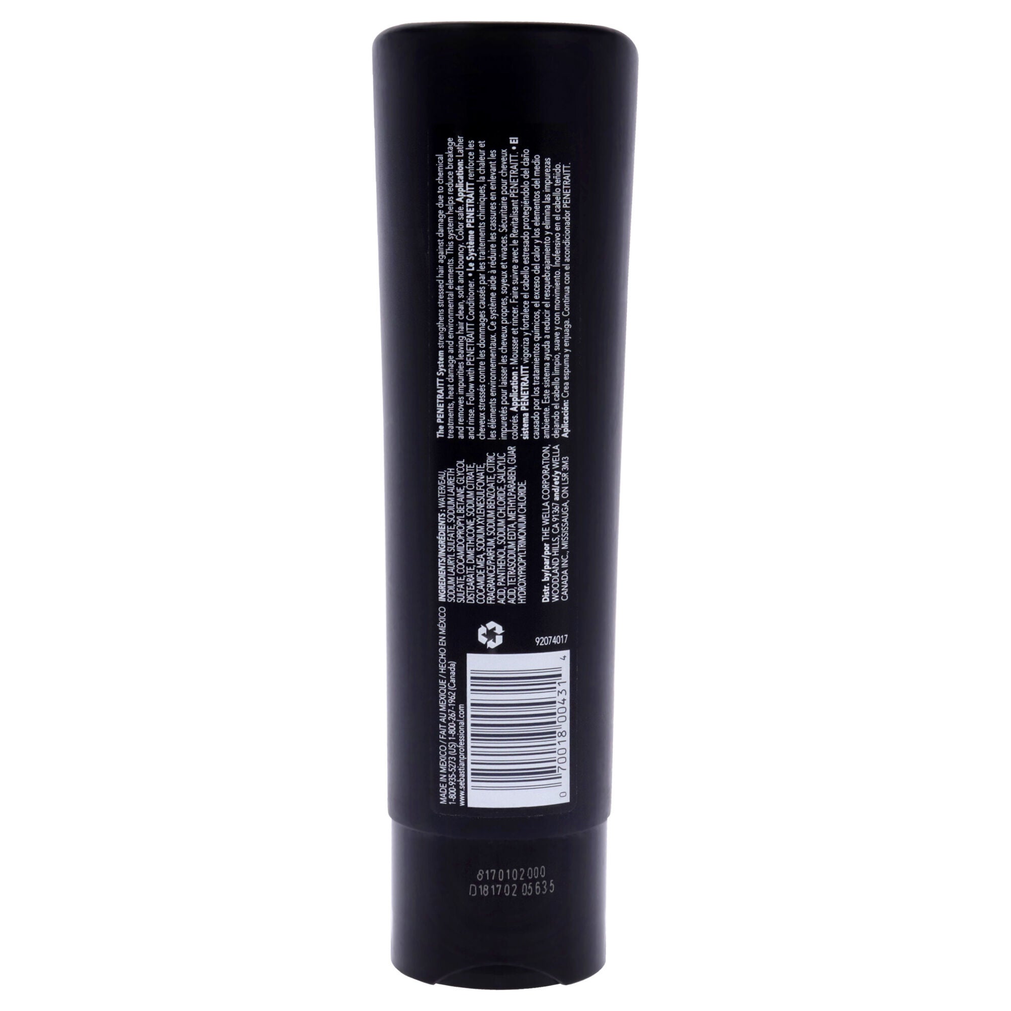 Penetraitt Strengthening and Repair Shampoo by Sebastian for Unisex - 8.4 oz Shampoo, See Description, alternate image number 1