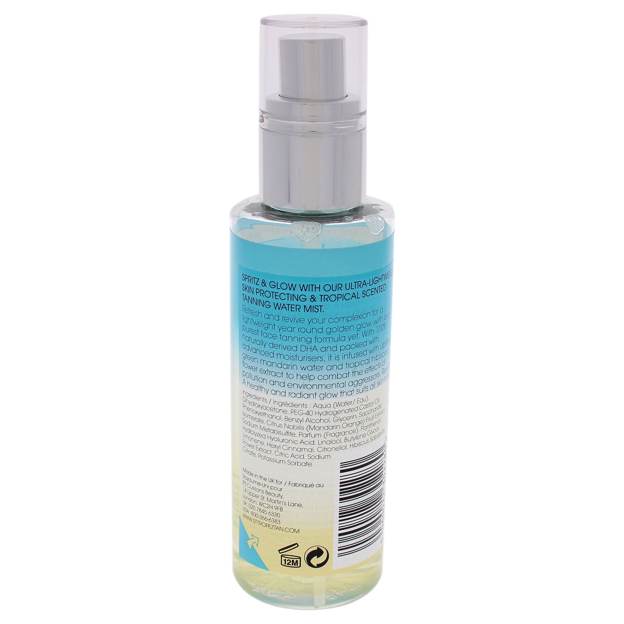 Self Tan Purity Bronzing Water Face Mist by St. Tropez for Women - 2.7 oz Mist, , alternate image number 3