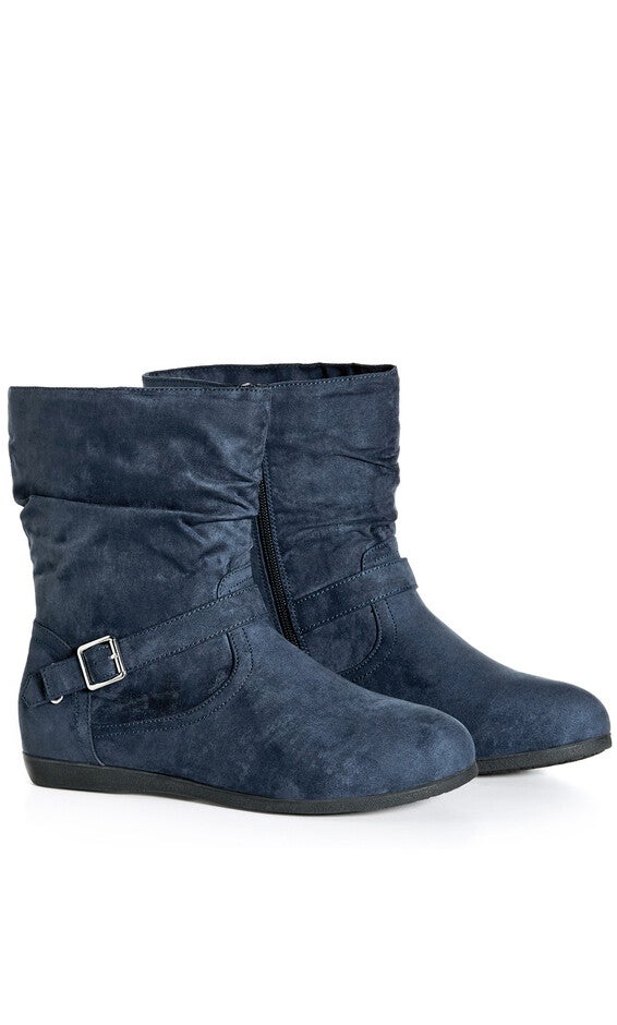 WIDE FIT Sienna Ankle Boot - navy, , alternate image number 5