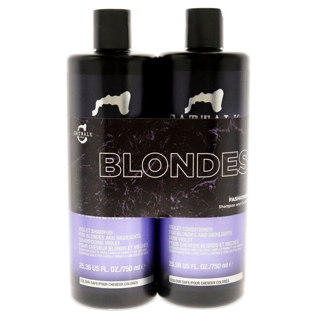 Catwalk Fashionista Kit by TIGI for Unisex - 2 Pc Kit 25.36 oz Shampoo, 25.36 oz Conditioner, See Description, hi-res image number 0