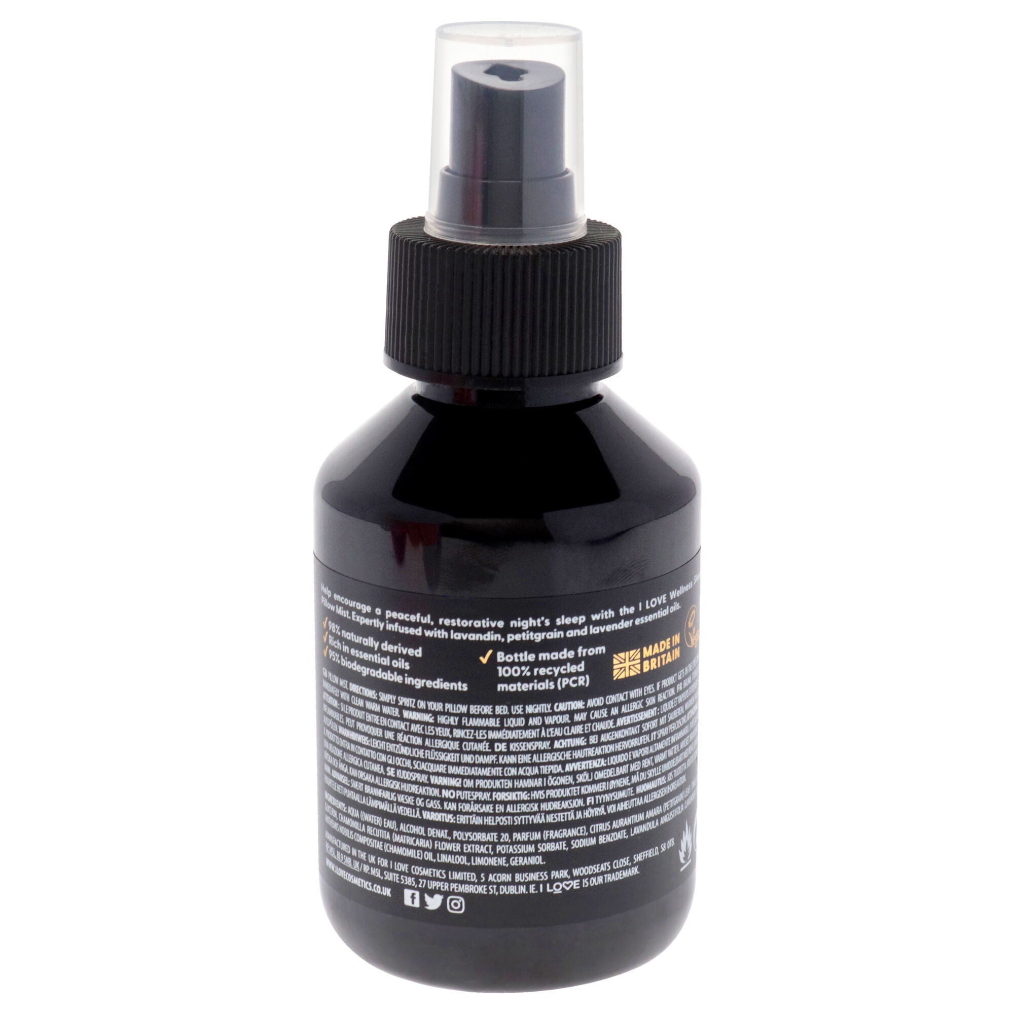 Wellness Pillow Mist - Sleep by I Love Cosmetics for Women - 4.2 oz Mist, See Description, alternate image number 1