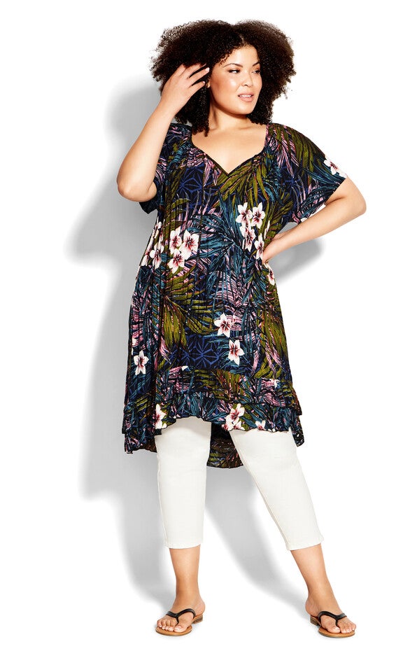 Avari Crush Tunic - navy, , alternate image number 1