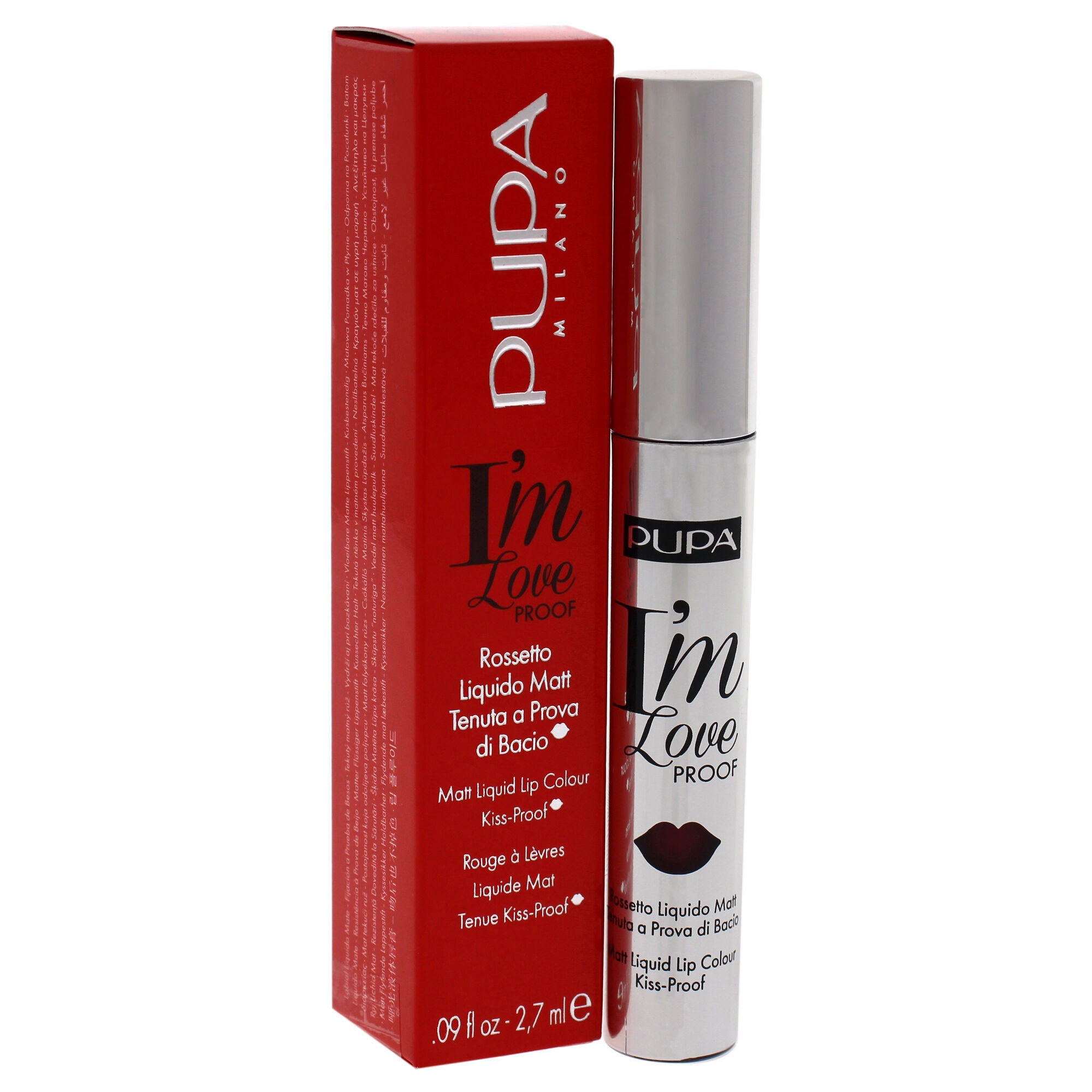 I Am Love Proof Matt Liquid Lip Color - 012 Burgundy Red by Pupa Milano for Women - 0.09 oz Lipstick, , alternate image number 6