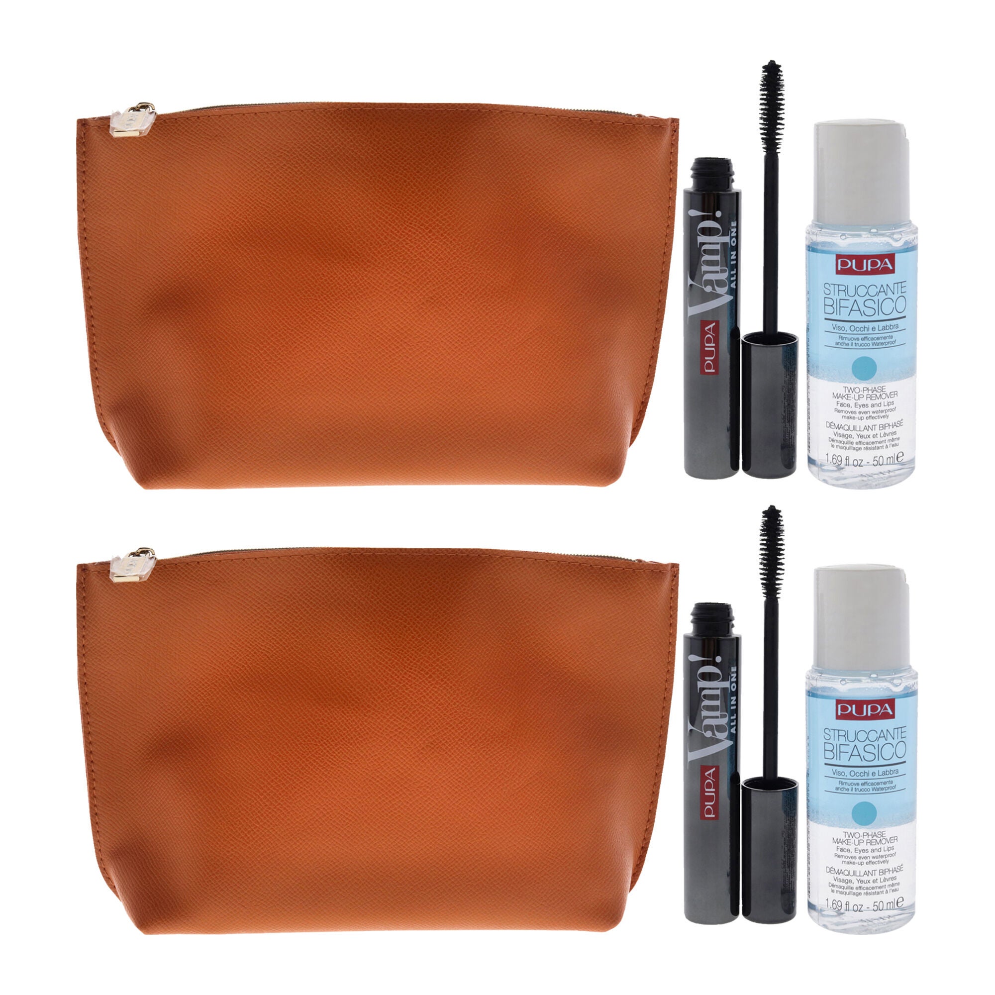 Vamp! All in One and Two-Phase Make-Up Remover Set - Pack of 2 by Pupa Milano for Women - 3 Pc Set, See Description, alternate image number 3