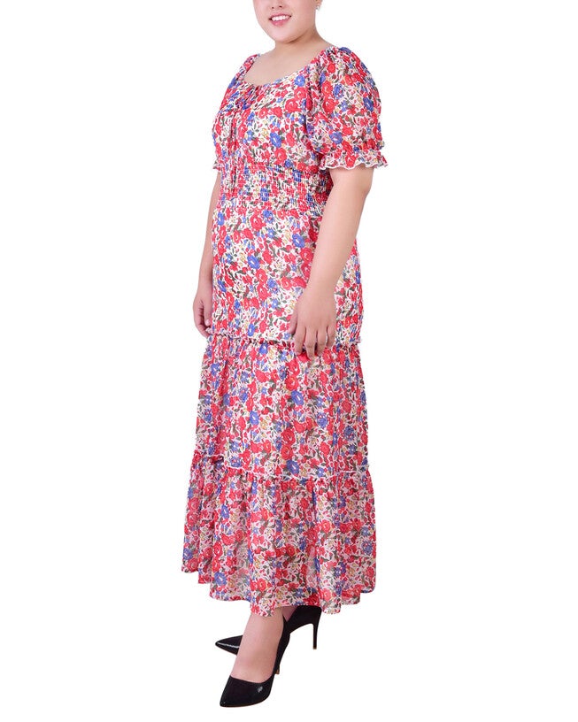 Maxi Short Sleeve Dress, , alternate image number null
