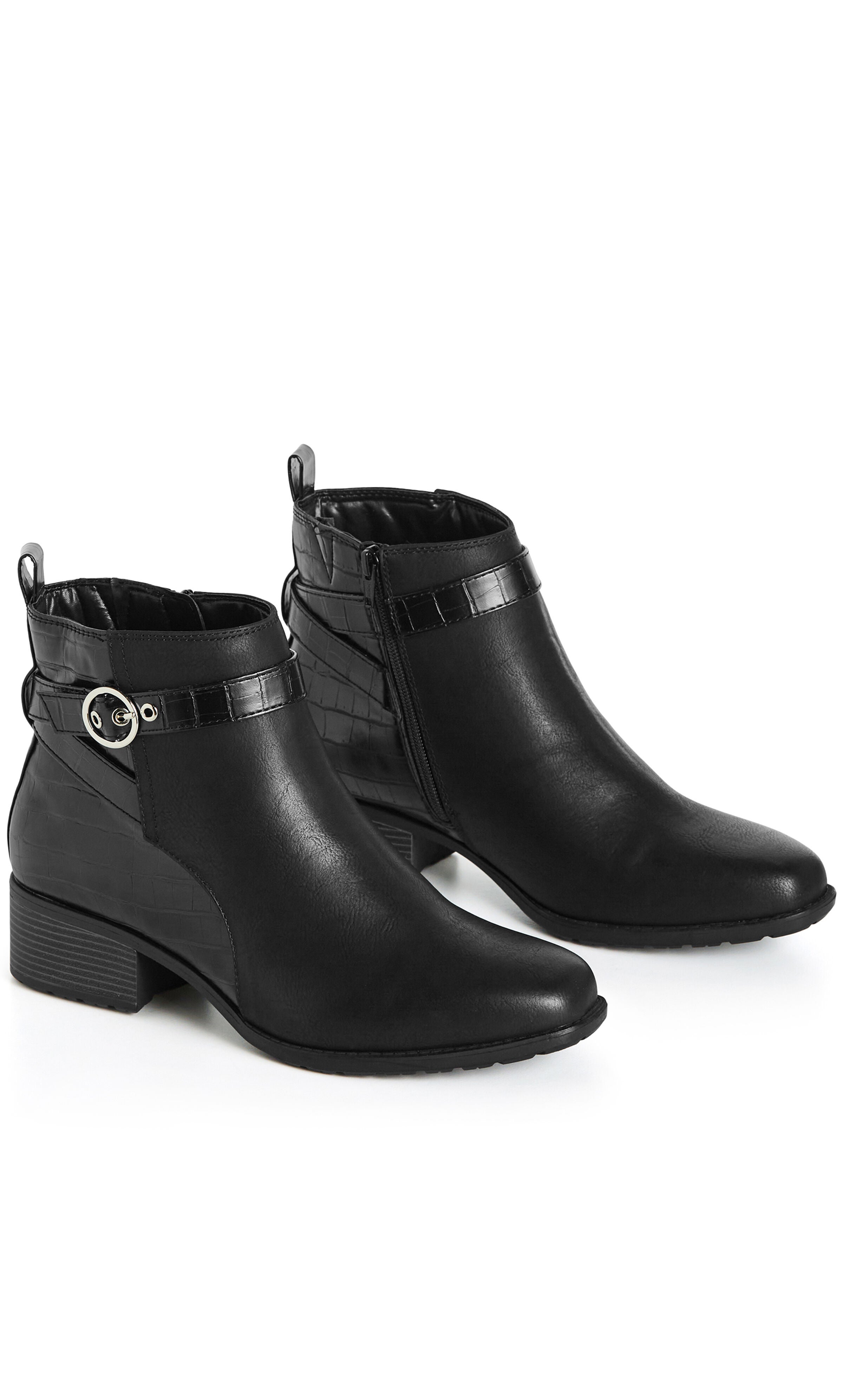 WIDE FIT Imogen Ankle Boot - black, , alternate image number 5