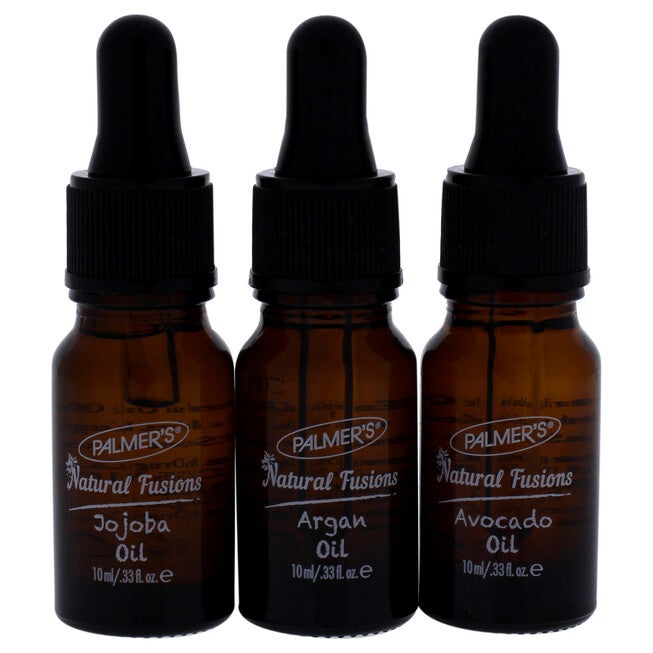 Natural Fusions Shine and Hydration DIY Cocktail Kit by Palmers for Unisex - 3 x 0.33 oz Jojoba Oil, Argan Oil, Avocado Oil, , alternate image number 4