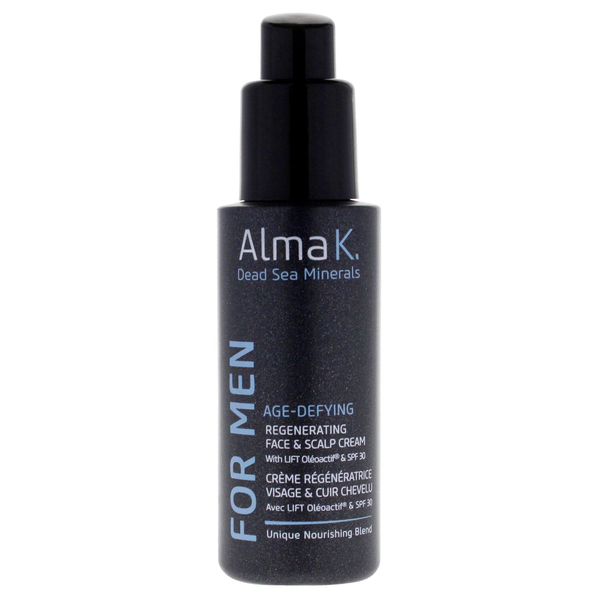 Age Defying Regenerating Face and Scalp Cream With SPF 30 by Alma K for Men - 2 oz Cream, See Description, alternate image number 3