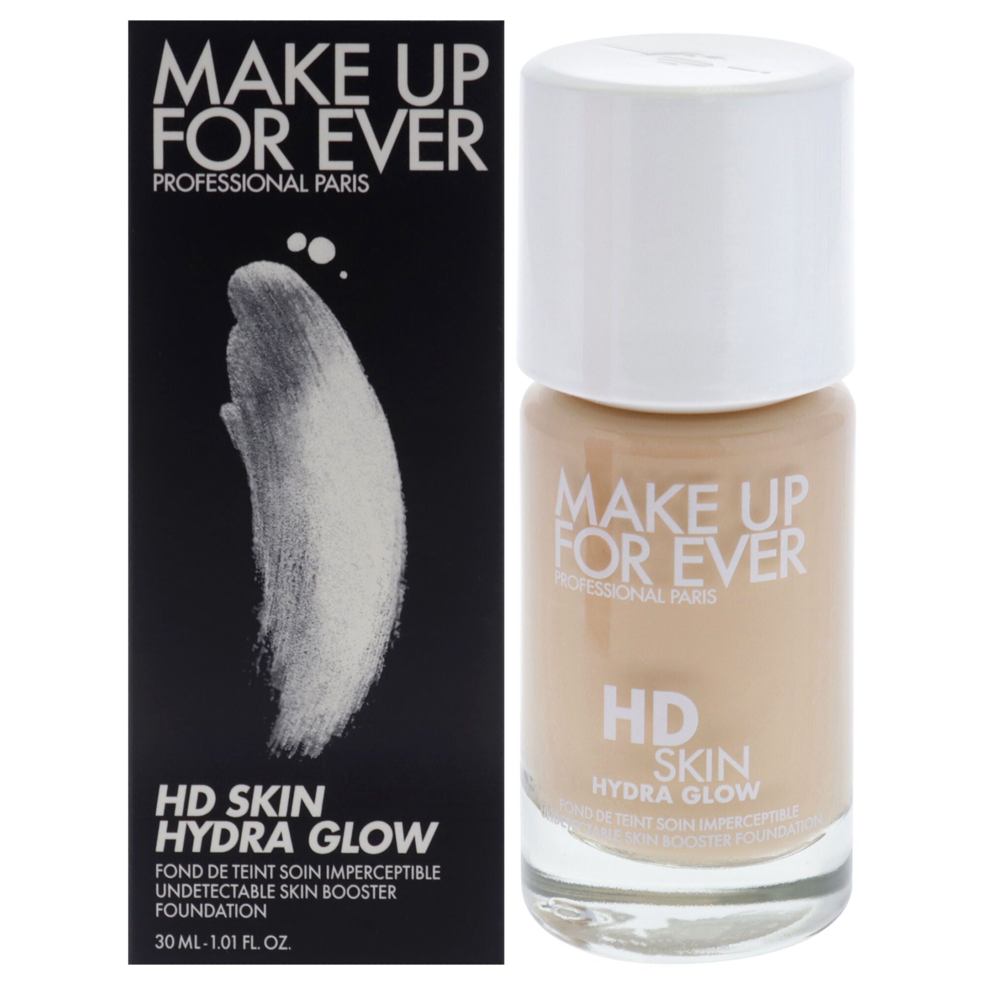 HD Skin Hydra Glow - 1N14 Beige by Make Up For Ever for Women - 1 oz Foundation, Beige, hi-res image number 0