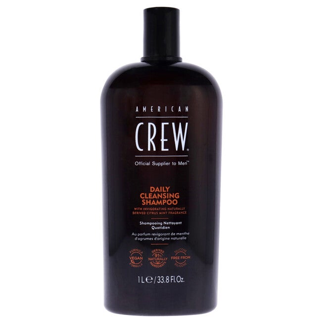 Daily Cleansing Shampoo by American Crew for Men - 33.8 oz Shampoo, NA, hi-res image number null