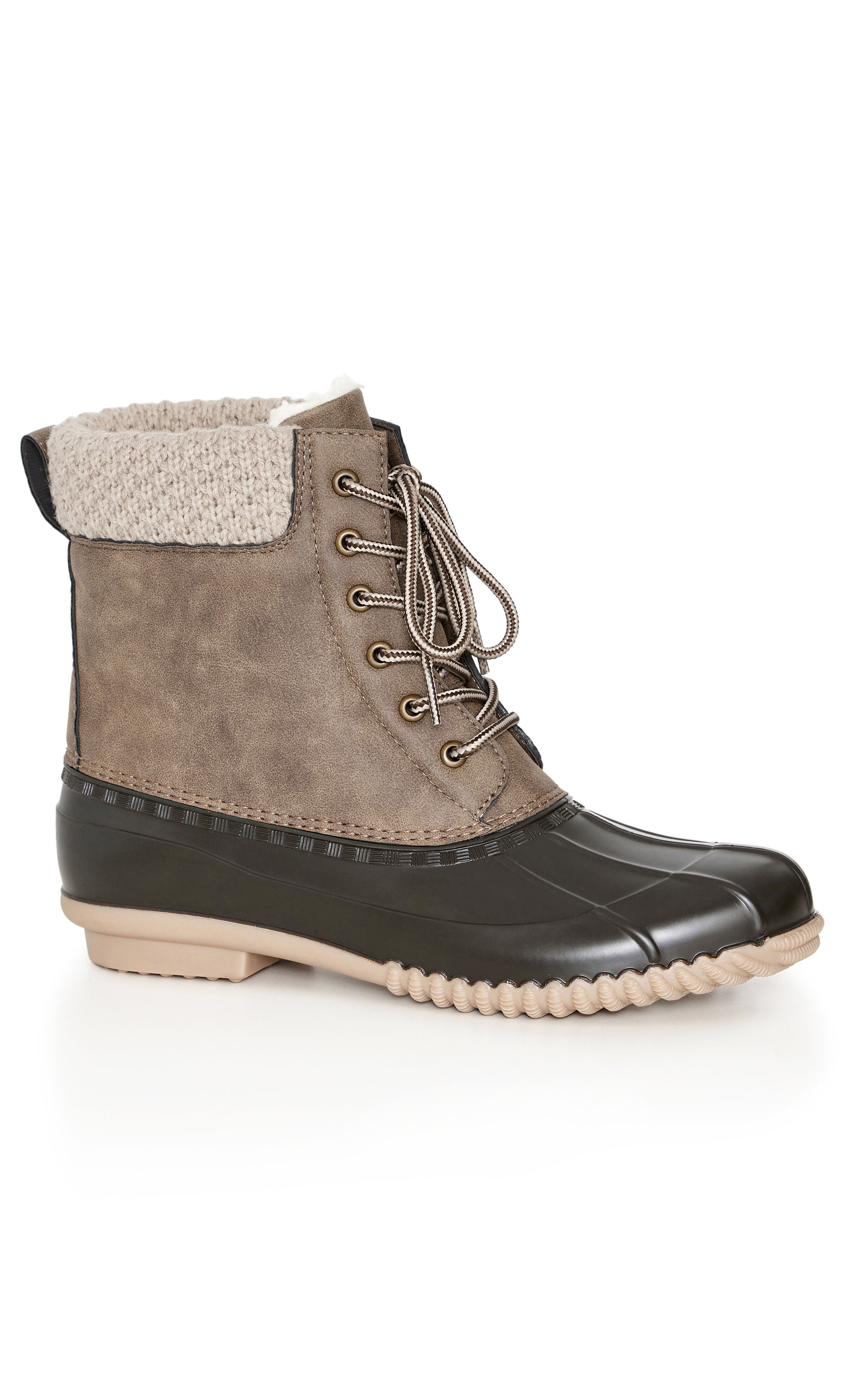Sweater trim boots clearance