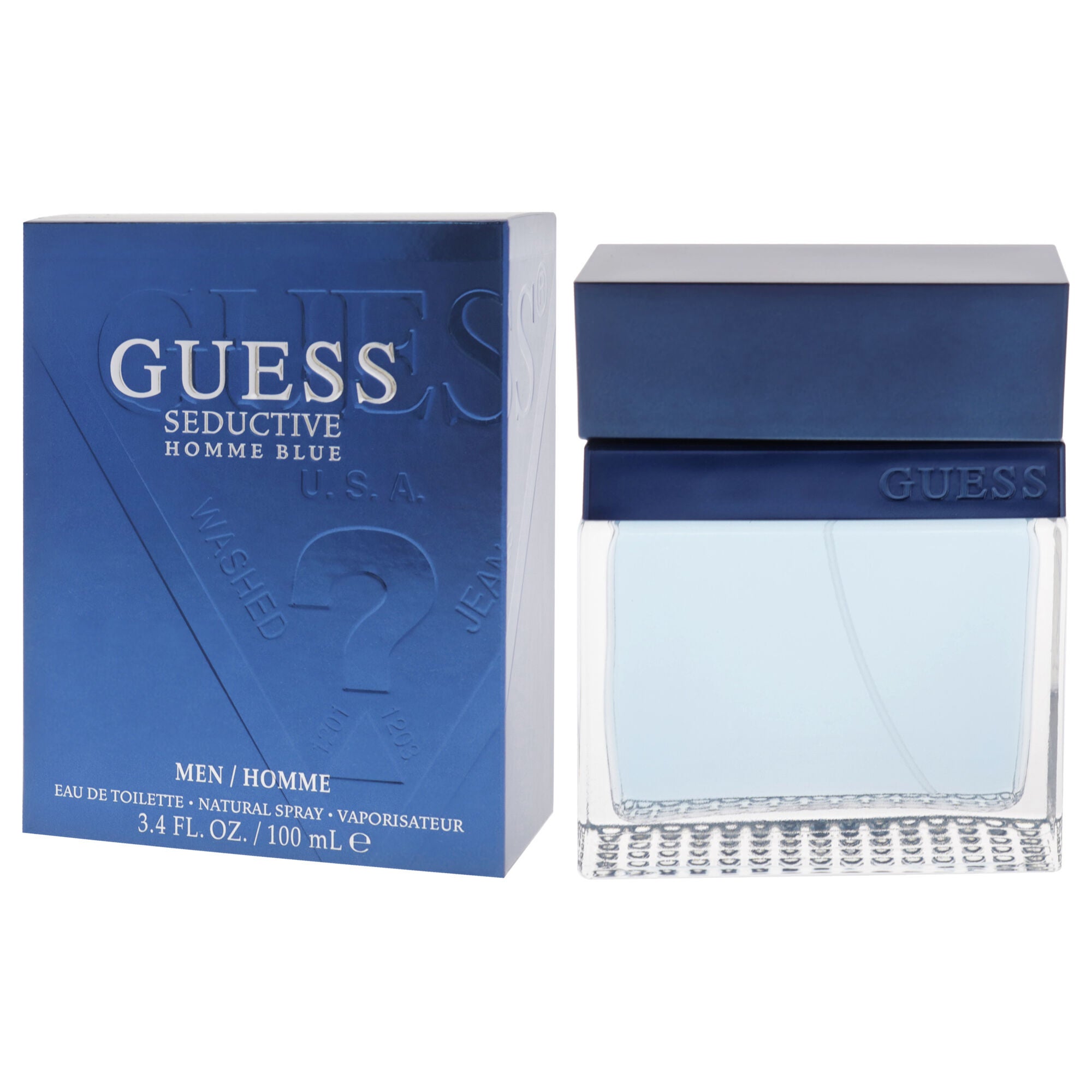 Guess Seductive Homme Blue by Guess for Men - 3.4 oz EDT Spray, See Description, alternate image number 3