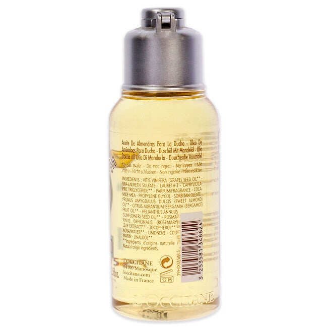 Almond Shower Oil by LOccitane for Unisex - 2.5 oz Shower Oil, See Description, alternate image number 1